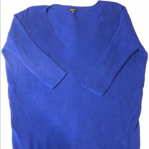 EXPRESS Royal Blue V-Neck